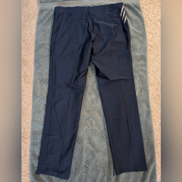 Adidas mens navy blue pants size 34 x 32 - Picture 2 of 5